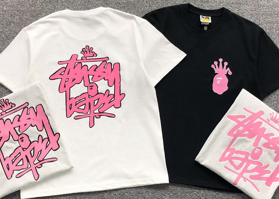 Bape 79 BAPE STUSSY T-SHIRT 411183142 (Im 170Cm 57Kg I Wear Size S In The Phot) - Image 6