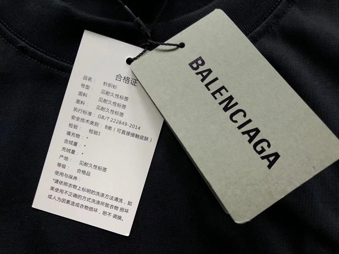 Balenciaga 118 B⭐L⭐⭐⭐IA⭐A T-SHIRT 4104070221 (Im 170Cm 60Kg I Wear Size M In The Phot) - Image 25