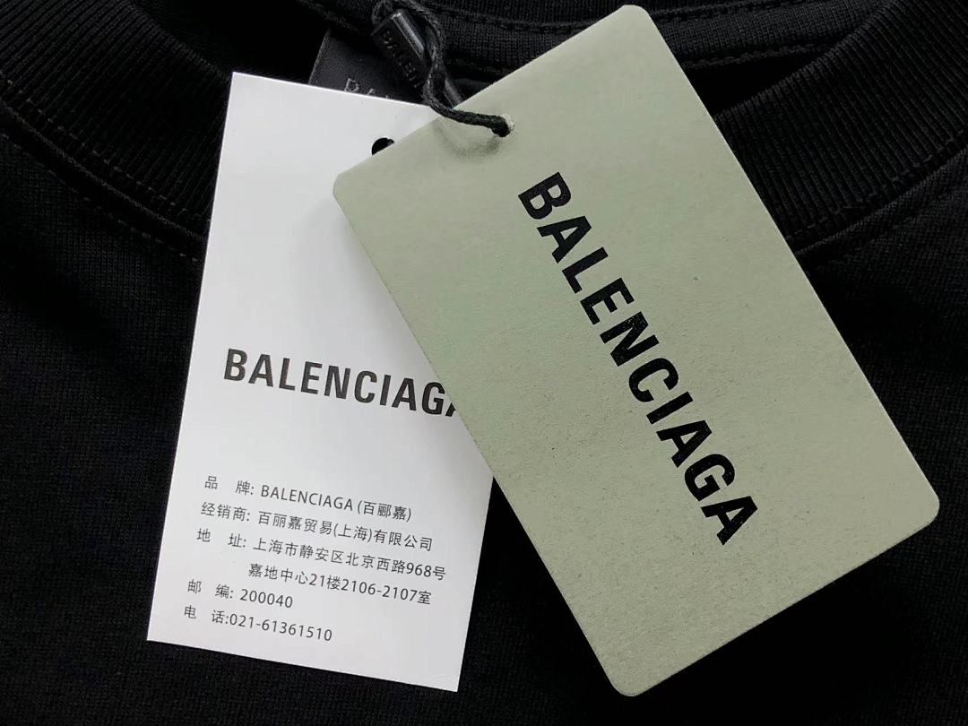 Balenciaga 118 B⭐L⭐⭐⭐IA⭐A T-SHIRT 311092521 (Im 170Cm 57Kg I Wear Size M In The Phot) - Image 20
