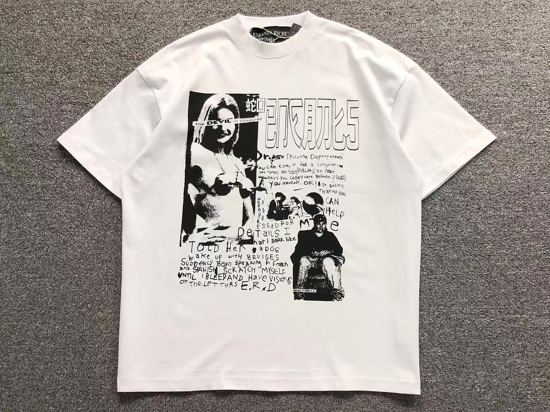 Chanel 88 ENFANTS RICHES DEPRIMES T-SHIRT 5260847162 (Im 170Cm 60Kg I Wear Size M In The Phot) - Image 5
