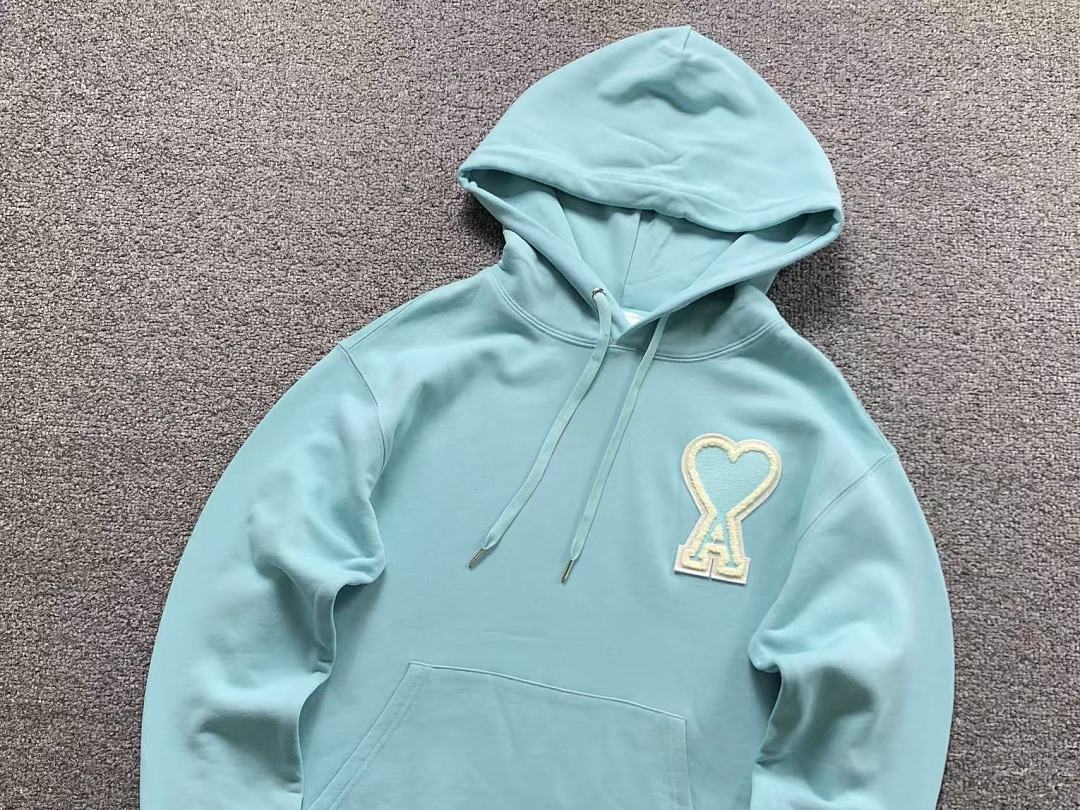 AMI 188 AMI HOODIE 304 22082706001 (Im 170Cm 60Kg I Wear Size M In The Phot) - Image 15