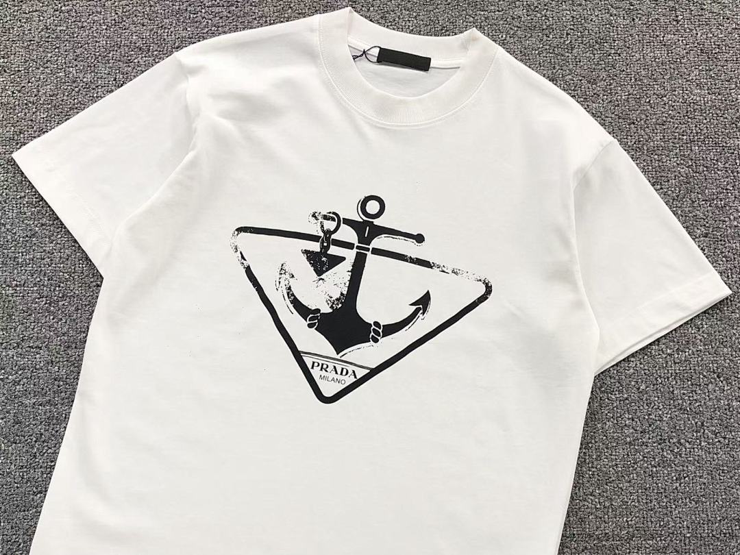 Prada 95 P⭐A⭐A T-SHIRT 502171281 (Im 170Cm 57Kg I Wear Size S In The Phot) - Image 14
