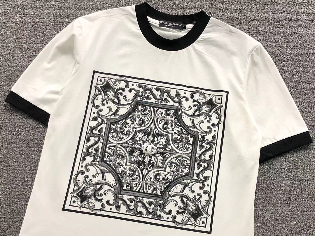 Dolce & Gabbana 185 D⭐LC⭐ GA⭐⭐A⭐A T-SHIRT 22041531125 (Im 170Cm 65Kg I Wear Size 48 In The Phot) - Image 9