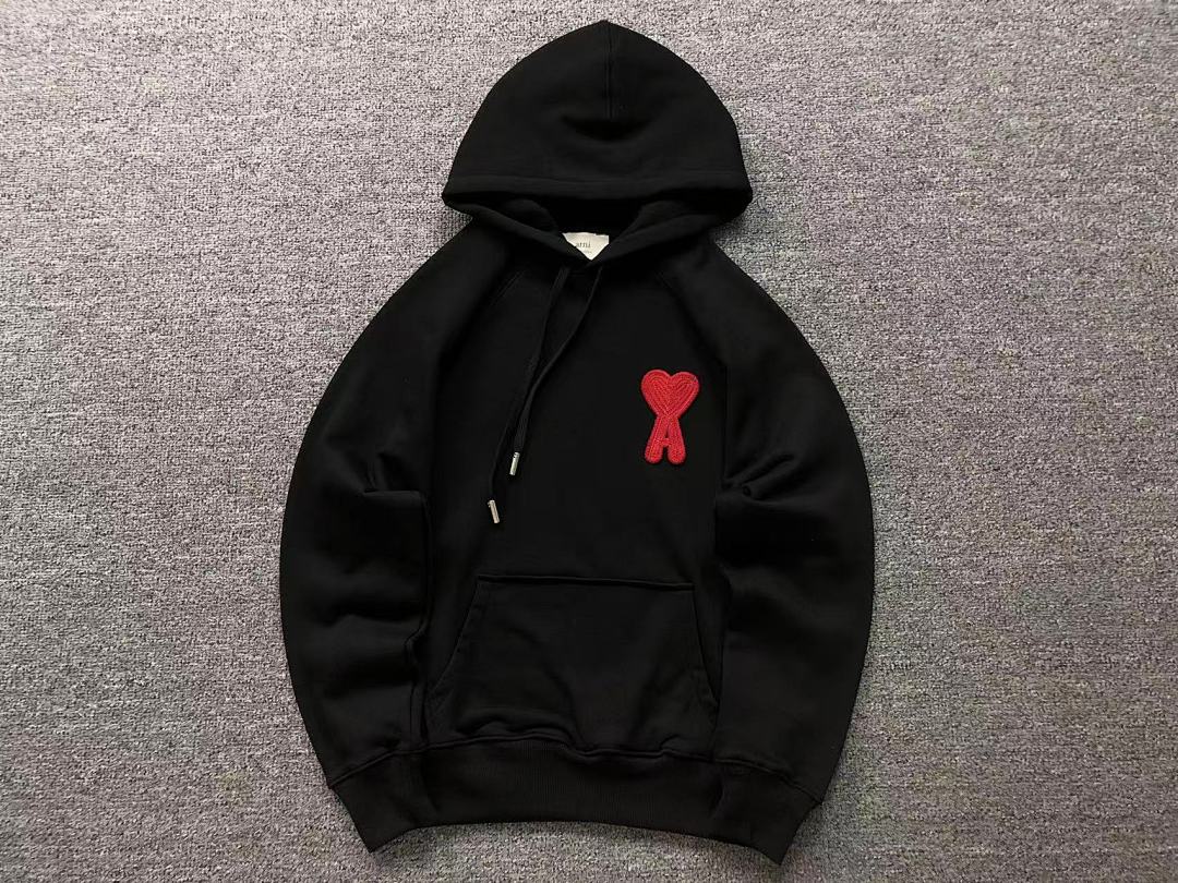 AMI 158 AMI HOODIE 3201123017 (Im 170Cm 60Kg I Wear Size S In The Phot) - Image 17