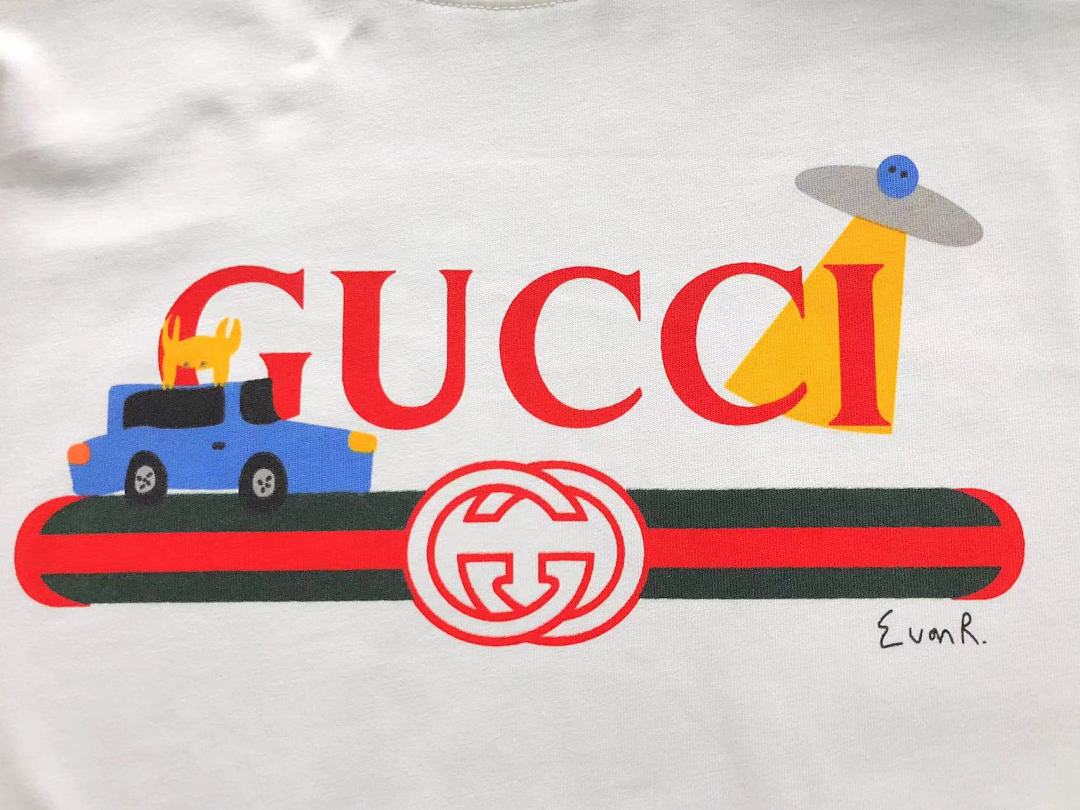 Gucci 85 G⭐C⭐I T-SHIRT 5231971101 (Im 170Cm 60Kg I Wear Size S In The Phot) - Image 8