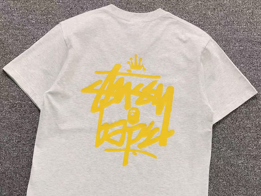Bape 79 BAPE STUSSY T-SHIRT 411183342 (Im 170Cm 57Kg I Wear Size S In The Phot) - Image 33
