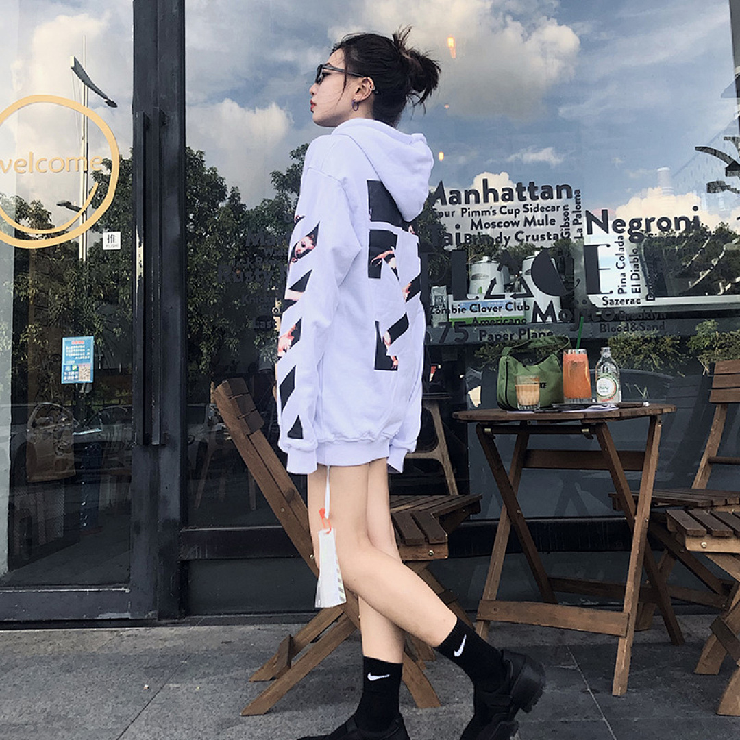 Off-White 126 OFF-WHITE (WHITE HOODIE) - Image 45