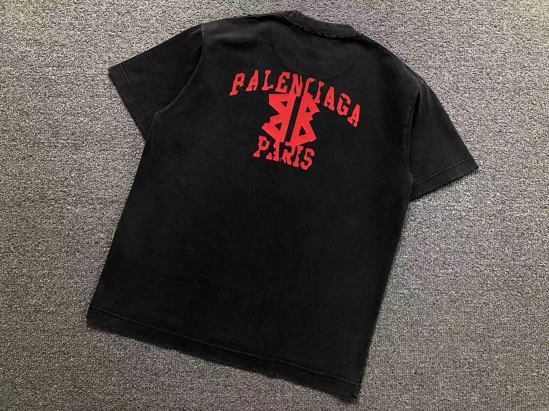 Balenciaga 128 B⭐L⭐⭐⭐IA⭐A T-SHIRT 3204181221 (Im 170Cm 60Kg I Wear Size L In The Phot) - Image 14