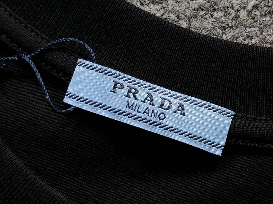 Prada 128 P⭐A⭐A T-SHIRT 211171321 (Im 170Cm 57Kg I Wear Size M In The Phot) - Image 16