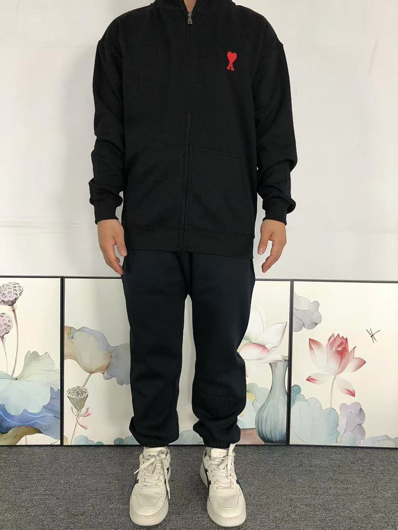 Unbranded 215 AMI HOODIE 2110241601 (Im 170Cm 60Kg I Wear Size L In The Phot) - Image 3