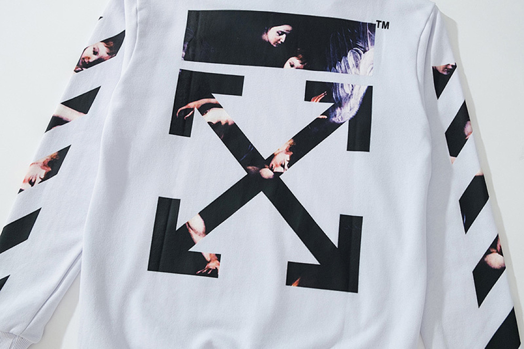 Off-White 126 OFF-WHITE (WHITE HOODIE) - Image 7