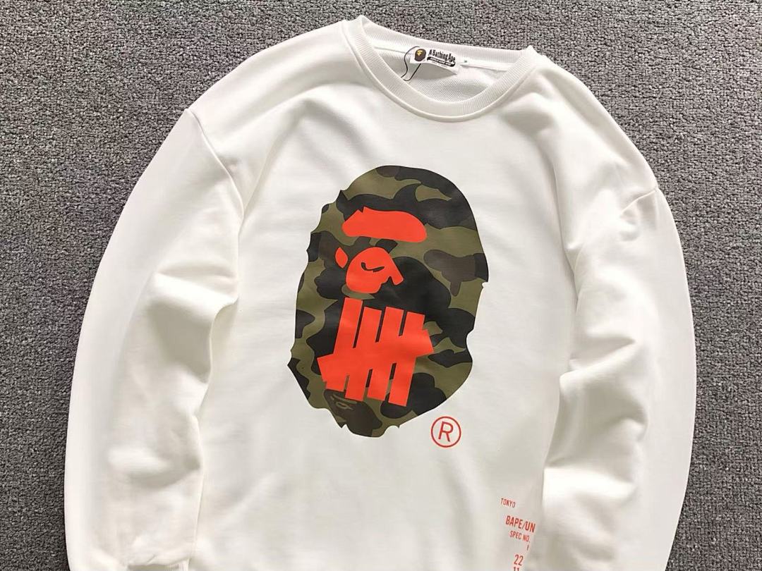 Bape 115 BAPE UNDEFEATED HOODIE 4111150498 (Im 170Cm 60Kg I Wear Size M In The Phot) - Image 8