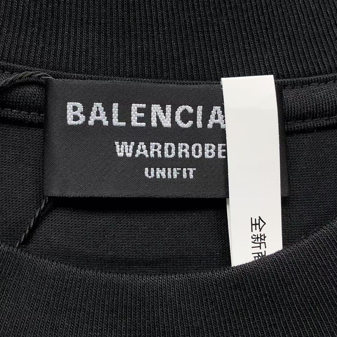 Balenciaga 125 B⭐L⭐⭐⭐IA⭐A T-SHI0RT 503161377 (Im 170Cm 60Kg I Wear Size S In The Phot) - Image 22