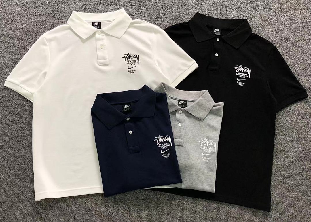 Nike 88 N⭐K⭐ STUSSY POLO 5130282 (Im 170Cm 60Kg I Wear Size M In The Phot) - Image 5