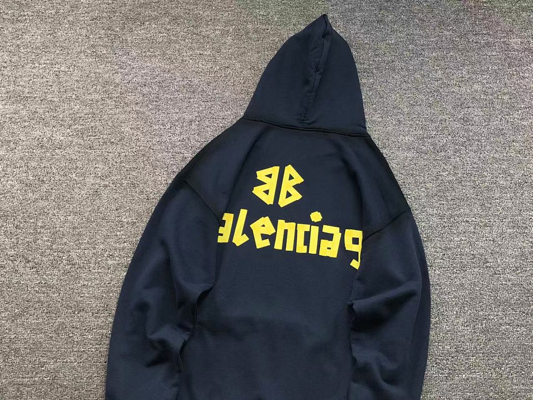 Balenciaga 225 B⭐L⭐⭐⭐IA⭐A HOODIE 5101172136 (Im 170Cm 60Kg I Wear Size S In The Phot) - Image 13