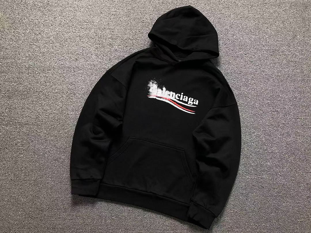 Balenciaga 225 B⭐L⭐⭐⭐IA⭐A HOODIE 4122713163 (Im 170Cm 60Kg I Wear Size XS In The Phot) - Image 10