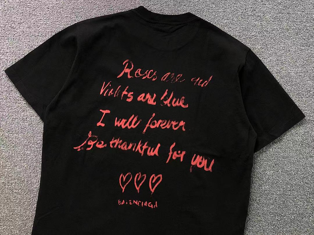 Balenciaga 115 B⭐L⭐⭐⭐IA⭐A T-SHIRT 5212220136 (Im 170Cm 60Kg I Wear Size L In The Phot) - Image 12