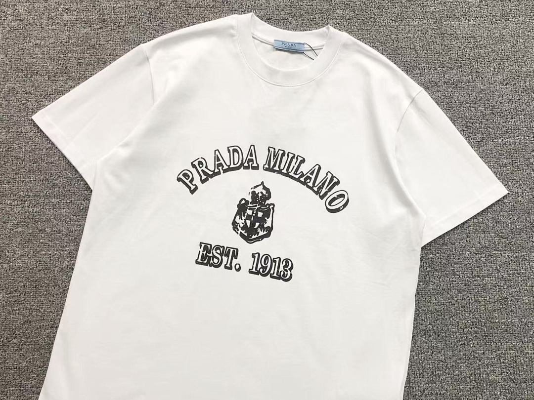 Prada 128 P⭐A⭐A T-SHIRT 3203053221 (Im 170Cm 60Kg I Wear Size S In The Phot) - Image 9