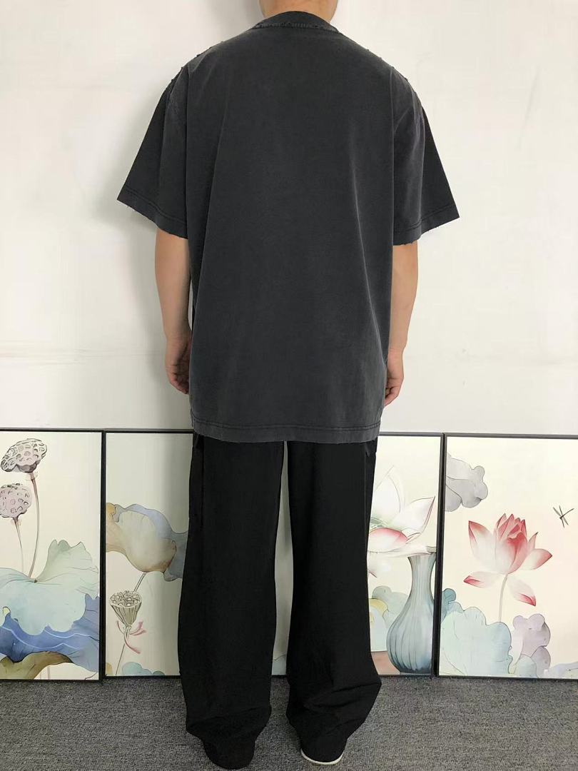 Balenciaga 118 B⭐L⭐⭐⭐IA⭐A T-SHIRT 42013112133 (Im 170Cm 60Kg I Wear Size 2XL In The Phot) - Image 4