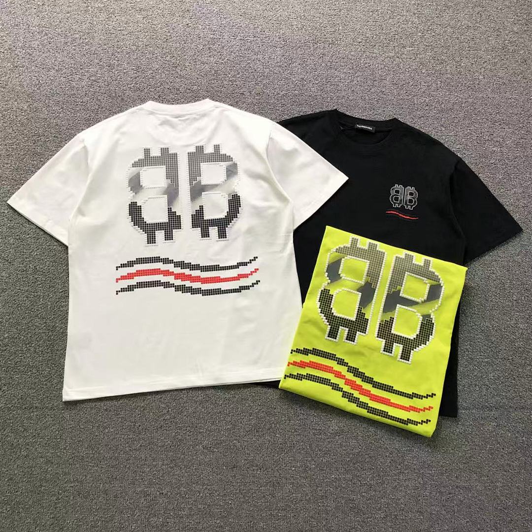 Balenciaga 115 B⭐L⭐⭐⭐IA⭐A T-SHIRT 520123020 (Im 170Cm 60Kg I Wear Size M In The Phot)