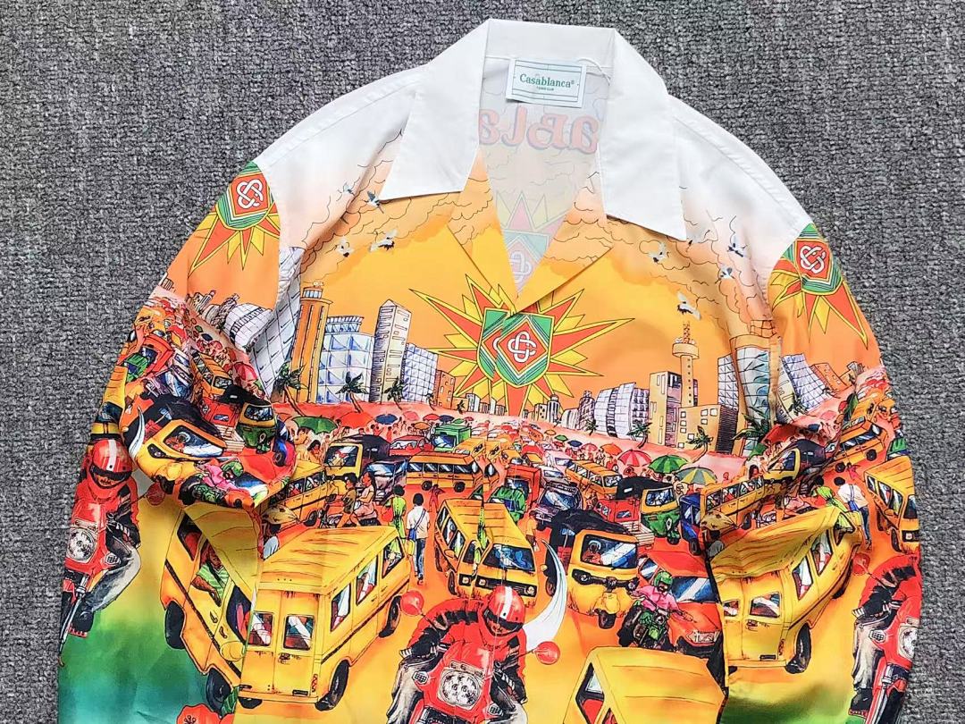 Casablanca 116 CASABLANCA SHIRT 211052739 (Im 170Cm 55Kg I Wear Size L In The Phot) - Image 7