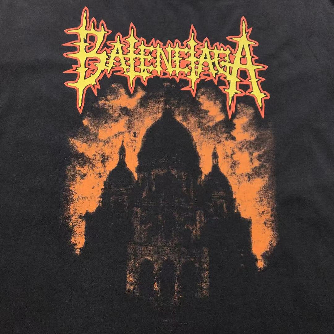 Balenciaga 125 B⭐L⭐⭐⭐IA⭐A T-SHIRT 3205030721 (Im 170Cm 60Kg I Wear Size S In The Phot) - Image 8