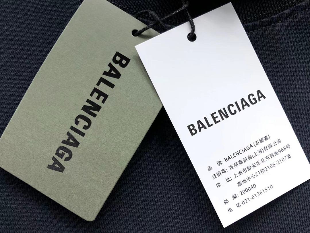 Balenciaga 125 B⭐L⭐⭐⭐IA⭐A T-SHIRT 503124721 (Im 170Cm 60Kg I Wear Size S In The Phot) - Image 14