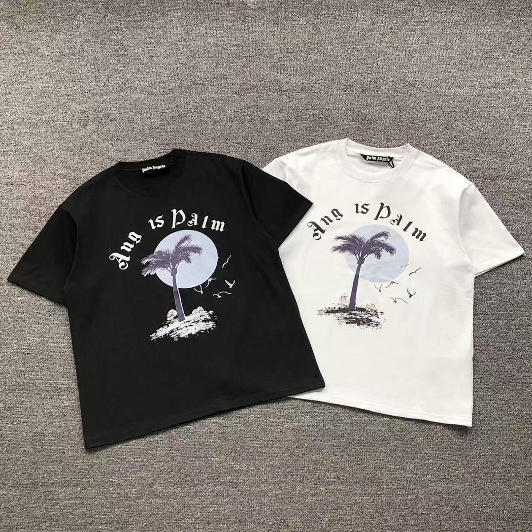 Palm Angels 78 PALM ANGELS T-SHIRT 41070126121 (Im 170Cm 60Kg I Wear Size S In The Phot)