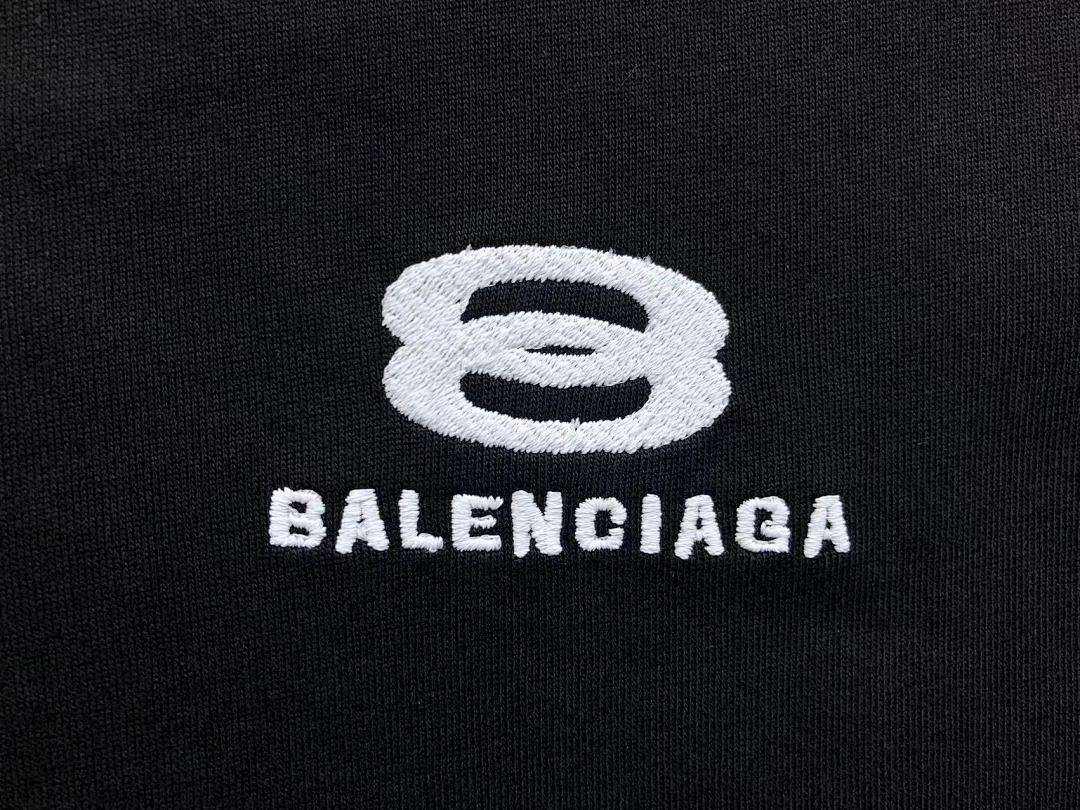 Balenciaga 125 B⭐L⭐⭐⭐IA⭐A T-SHIRT 5212213136 (Im 170Cm 60Kg I Wear Size S In The Phot) - Image 8