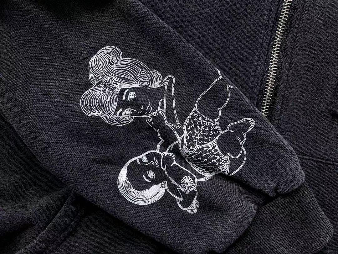 Chanel 178 ENFANTS RICHES DEPRIMES HOODIE 511612162 (Im 170Cm 60Kg I Wear Size S In The Phot) - Image 14