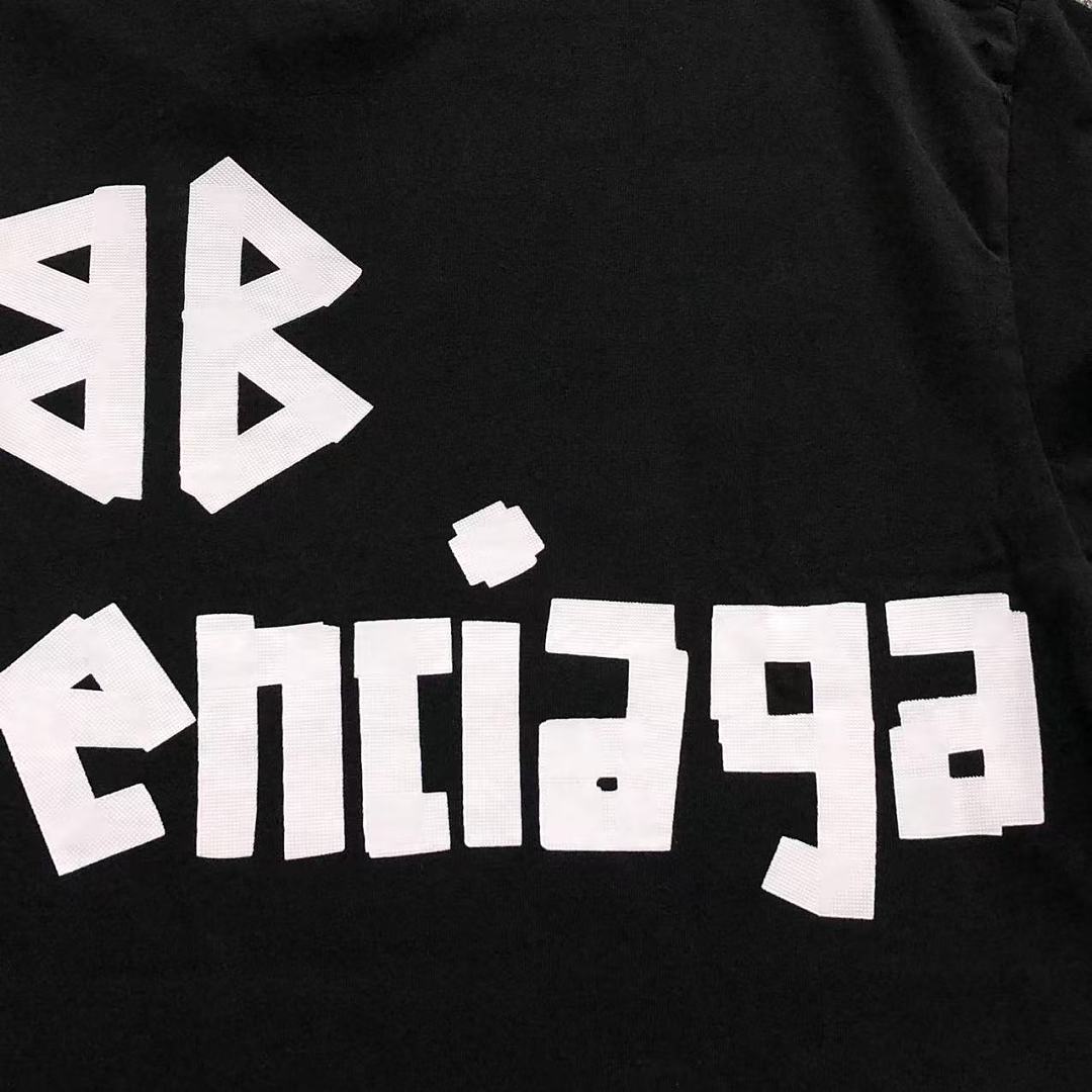 Balenciaga 135 B⭐L⭐⭐⭐IA⭐A T-SHIRT 42042601163 (Im 170Cm 60Kg I Wear Size XS In The Phot) - Image 20