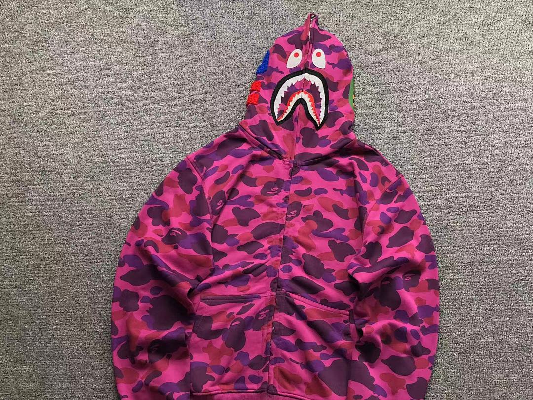 Bape 218 BAPE HOODIE 4111100277 (Im 170Cm 60Kg I Wear Size L In The Phot) - Image 25