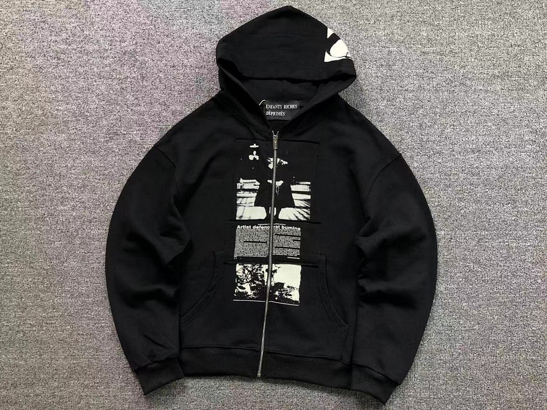 Chanel 178 ENFANTS RICHES DEPRIMES HOODIE 521713162 (Im 170Cm 60Kg I Wear Size S In The Phot) - Image 5