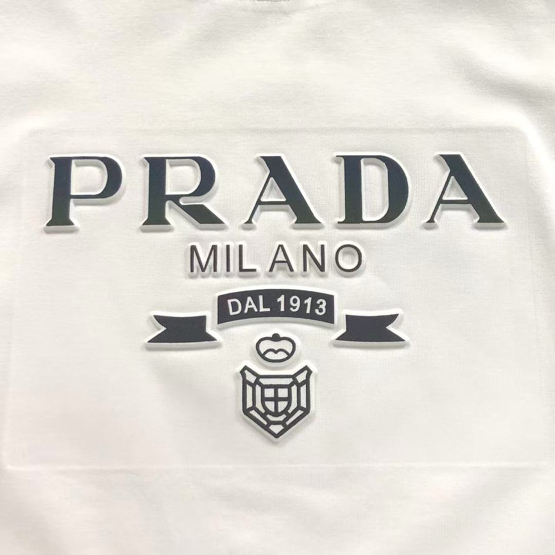 Prada 125 P⭐A⭐A T-SHIRT 22042016171 (Im 170Cm 60Kg I Wear Size XL In The Phot) - Image 9