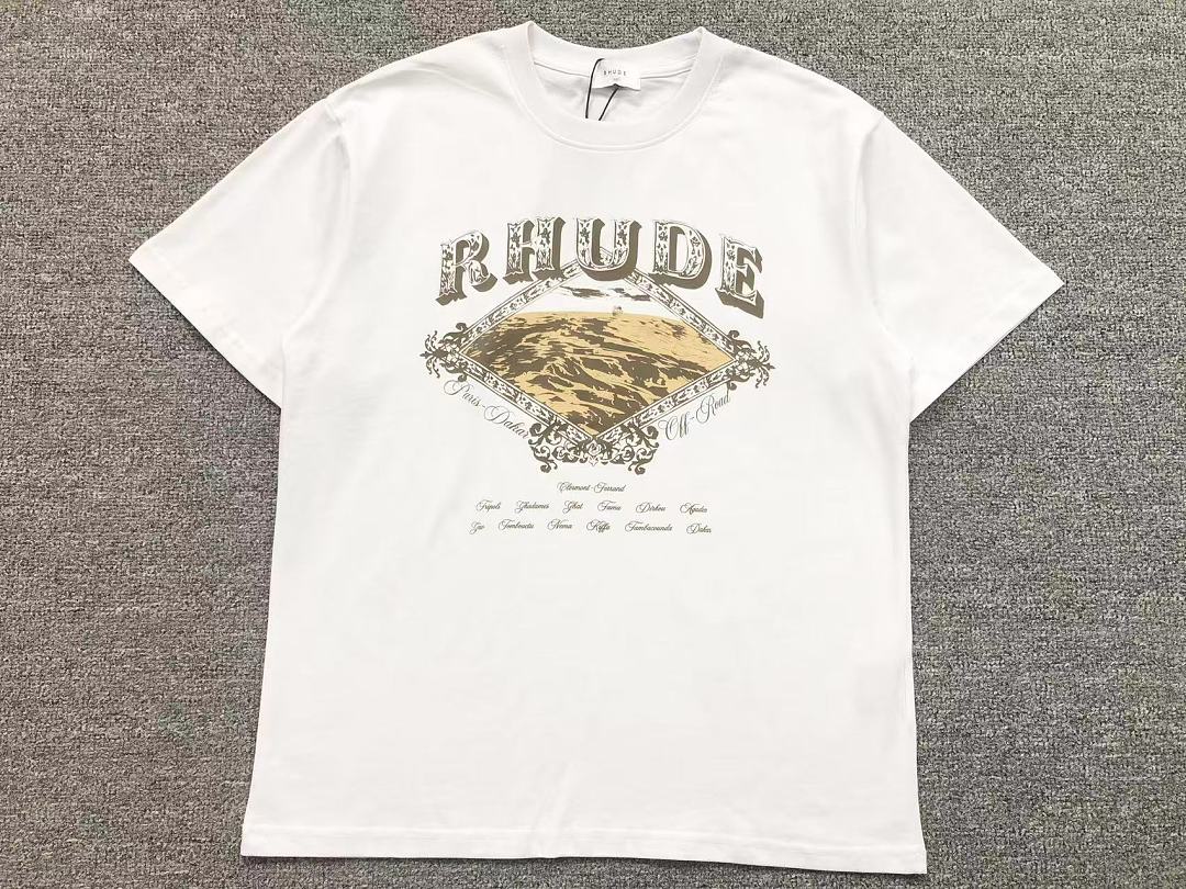 Rhude 105 RHUDE T-SHIRT 3208060517 (Im 170Cm 60Kg I Wear Size S In The Phot) - Image 7