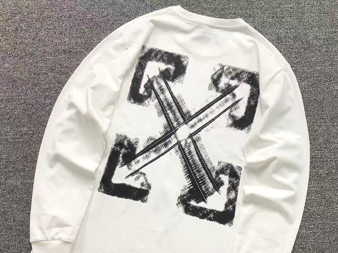 Off-White 129 OFF-WHITE LONG SLEEVED 3207302021 (Im 170Cm 60Kg I Wear Size M In The Phot) - Image 9