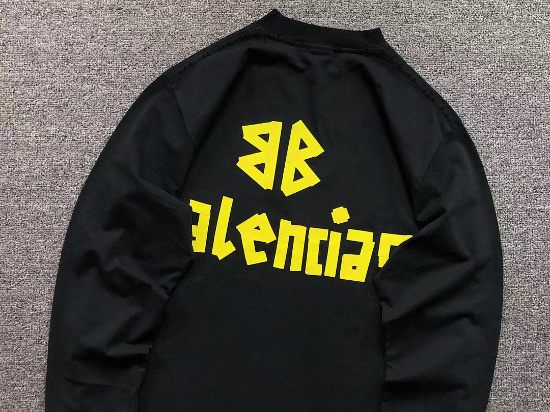 Balenciaga 165 B⭐L⭐⭐⭐IA⭐A LONG SLEEVED 4122721163 (Im 170Cm 60Kg I Wear Size S In The Phot) - Image 7