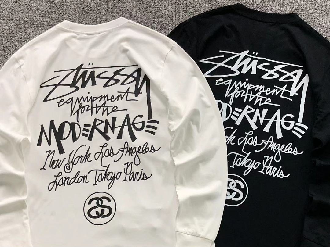 Stussy 95 STUSSY LONG SLEEVED 582004123 (Im 170Cm 60Kg I Wear Size M In The Phot) - Image 6