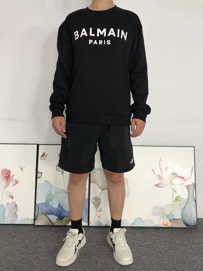 Balmain 95 BALMAIN HOODIE 1108271032 (Im 170Cm 60Kg I Wear Size L In The Phot) - Image 3