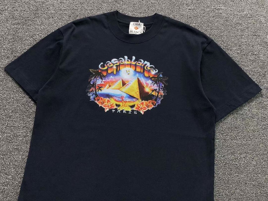 Casablanca 105 CASABLANCA T-SHIRT 52071805127 (Im 170Cm 60Kg I Wear Size L In The Phot) - Image 17