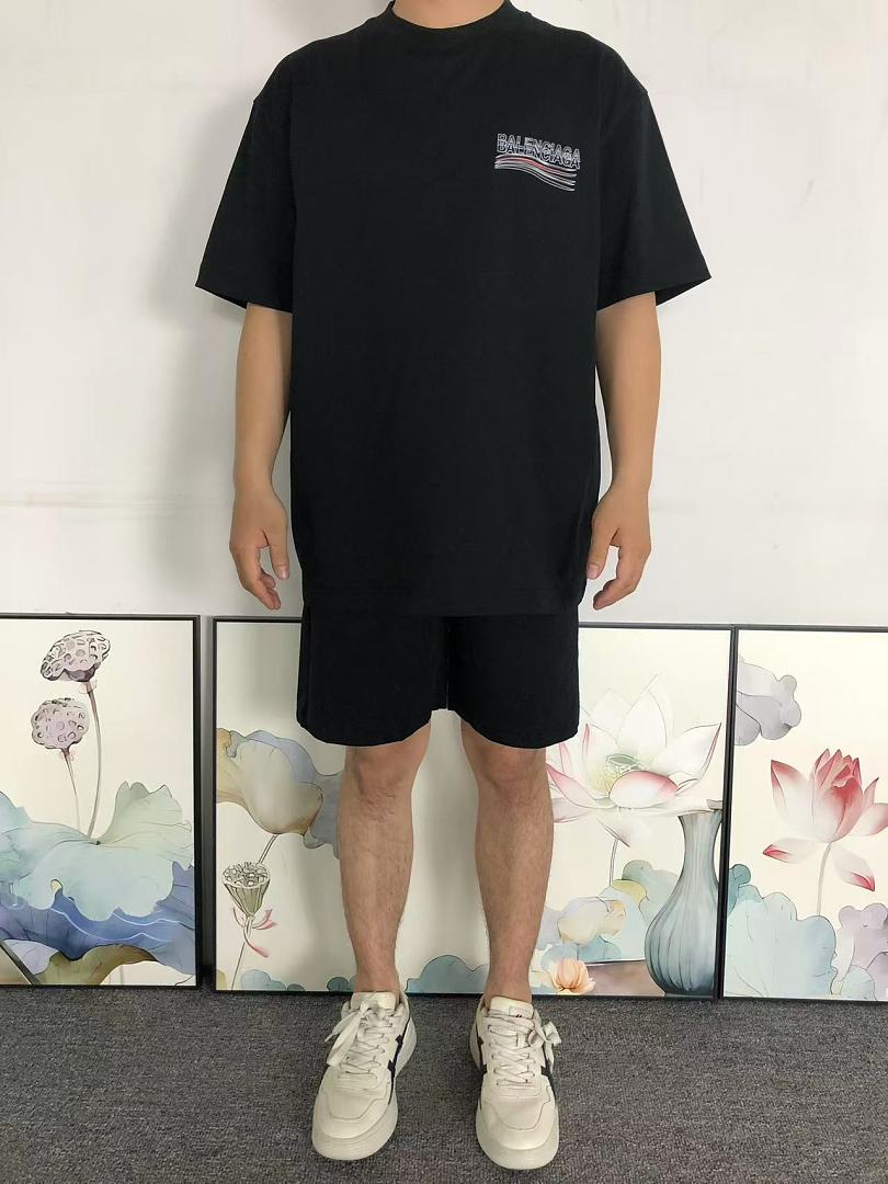 Balenciaga 115 B⭐L⭐⭐⭐IA⭐A T-SHIRT 5241633147 (Im 170Cm 60Kg I Wear Size L In The Phot) - Image 3