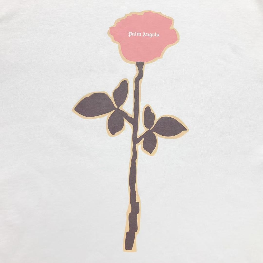 Palm Angels 78 PALM ANGELS T-SHIRT 41060925121 (Im 170Cm 60Kg I Wear Size L In The Phot) - Image 9