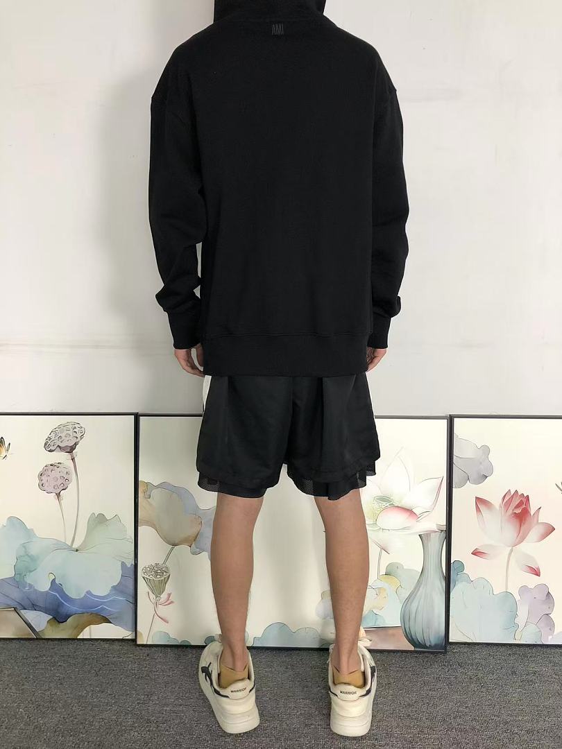 AMI 208 AMI HOODIE 22082709001 (Im 170Cm 60Kg I Wear Size M In The Phot) - Image 5