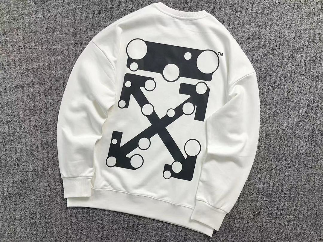 Off-White 136 OFF-WHITE (WHITE HOODIE) - Image 9