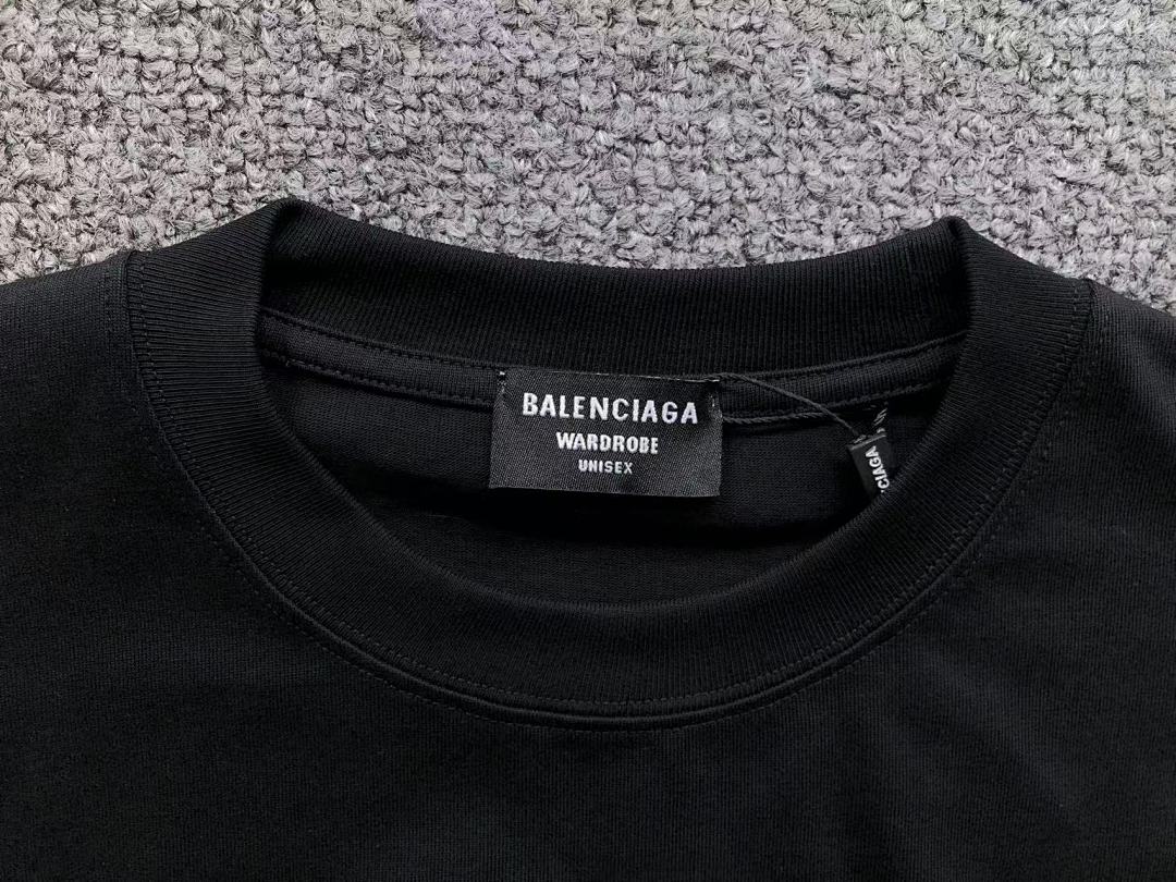 Balenciaga 95 B⭐L⭐⭐⭐IA⭐A T-SHIRT 1105190299 (Im 170Cm 60Kg I Wear Size M In The Phot) - Image 14