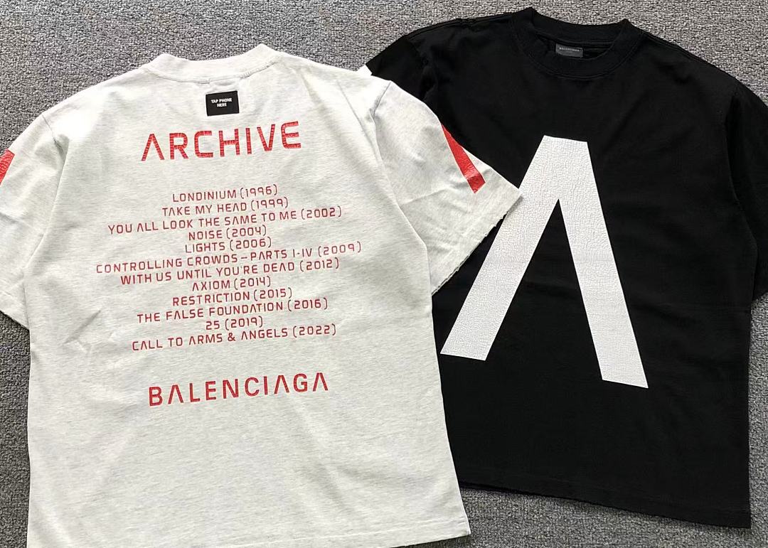 Balenciaga 128 B⭐L⭐⭐⭐IA⭐A T-SHIRT 42042605163 (Im 170Cm 60Kg I Wear Size XS In The Phot) - Image 6