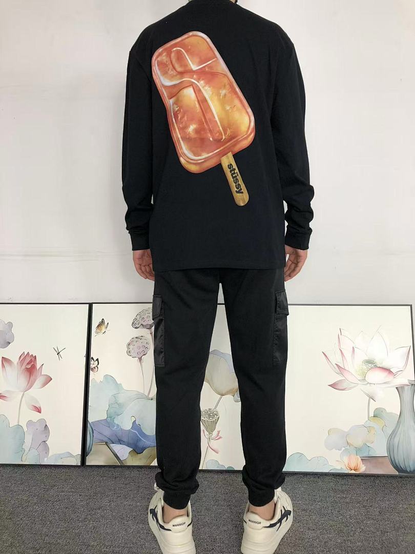 Stussy 95 STUSSY LONG SLEEVED 582001123 (Im 170Cm 60Kg I Wear Size M In The Phot) - Image 4