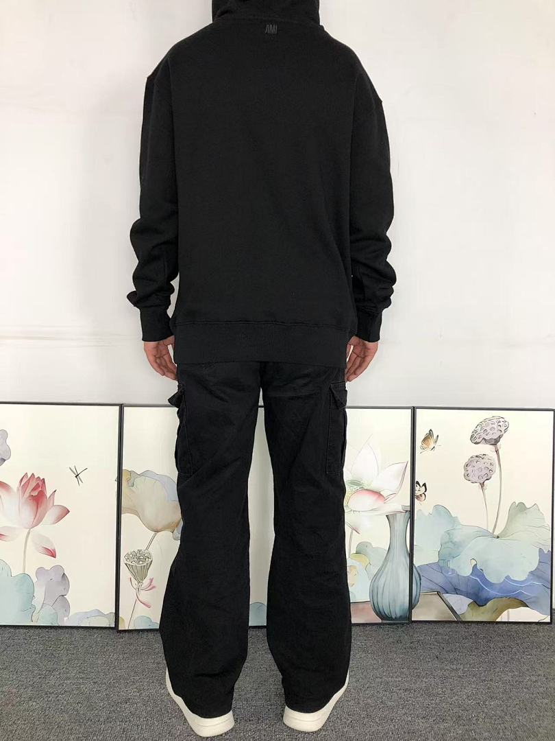 AMI 118 AMI HOODIE 57281788 (Im 170Cm 60Kg I Wear Size M In The Phot) - Image 5