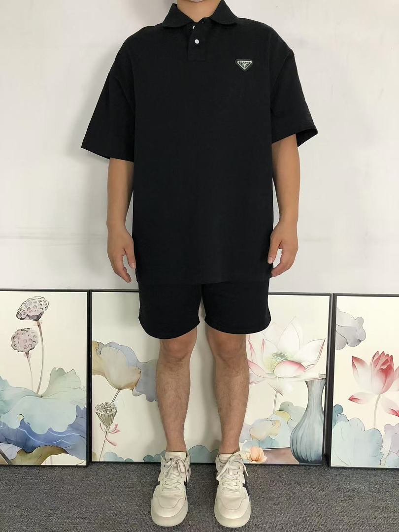 Prada 125 P⭐A⭐A POLO 2208021915 (Im 170Cm 60Kg I Wear Size M In The Phot) - Image 3
