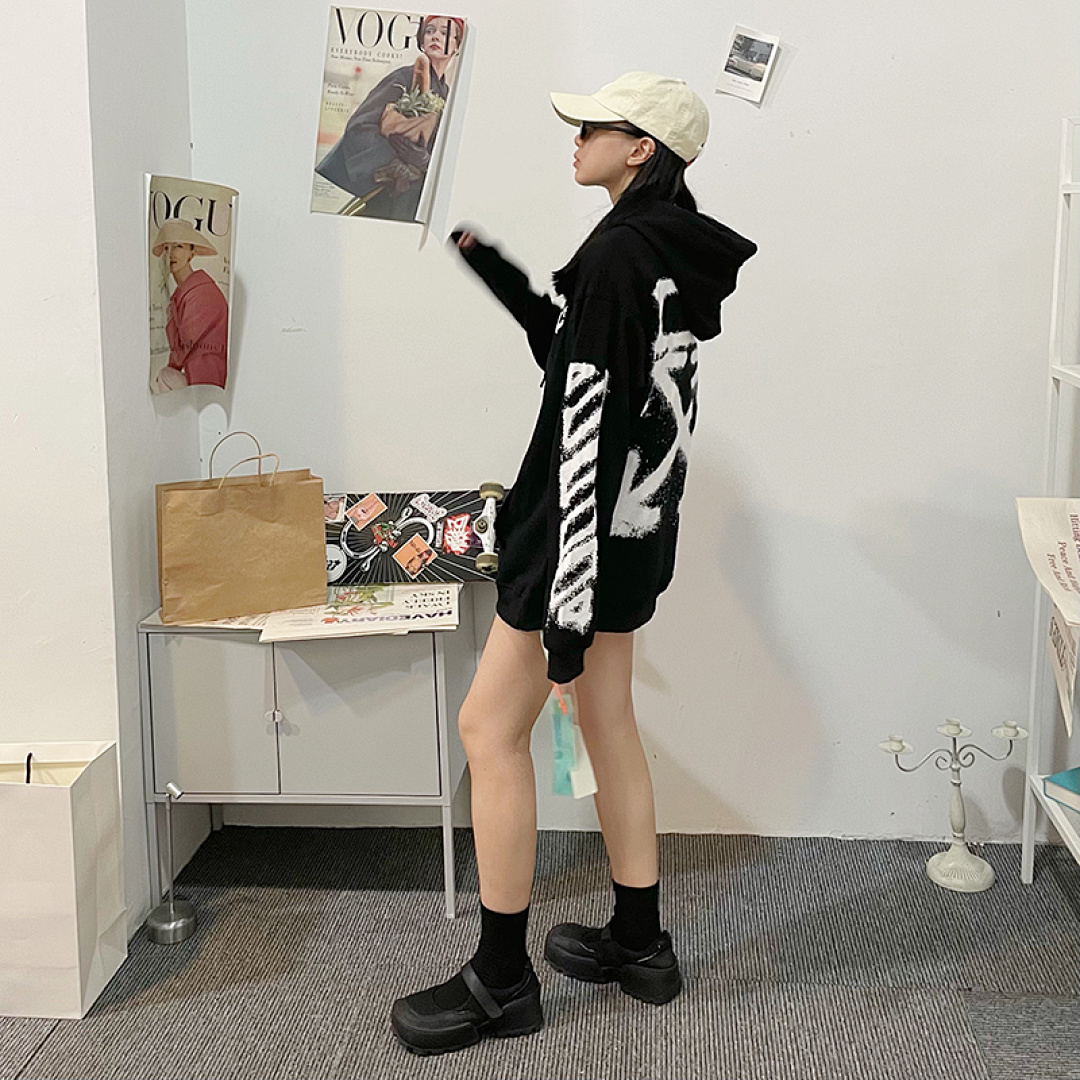 Off-White 109 OFF-WHITE (WHITE HOODIE) - Image 25
